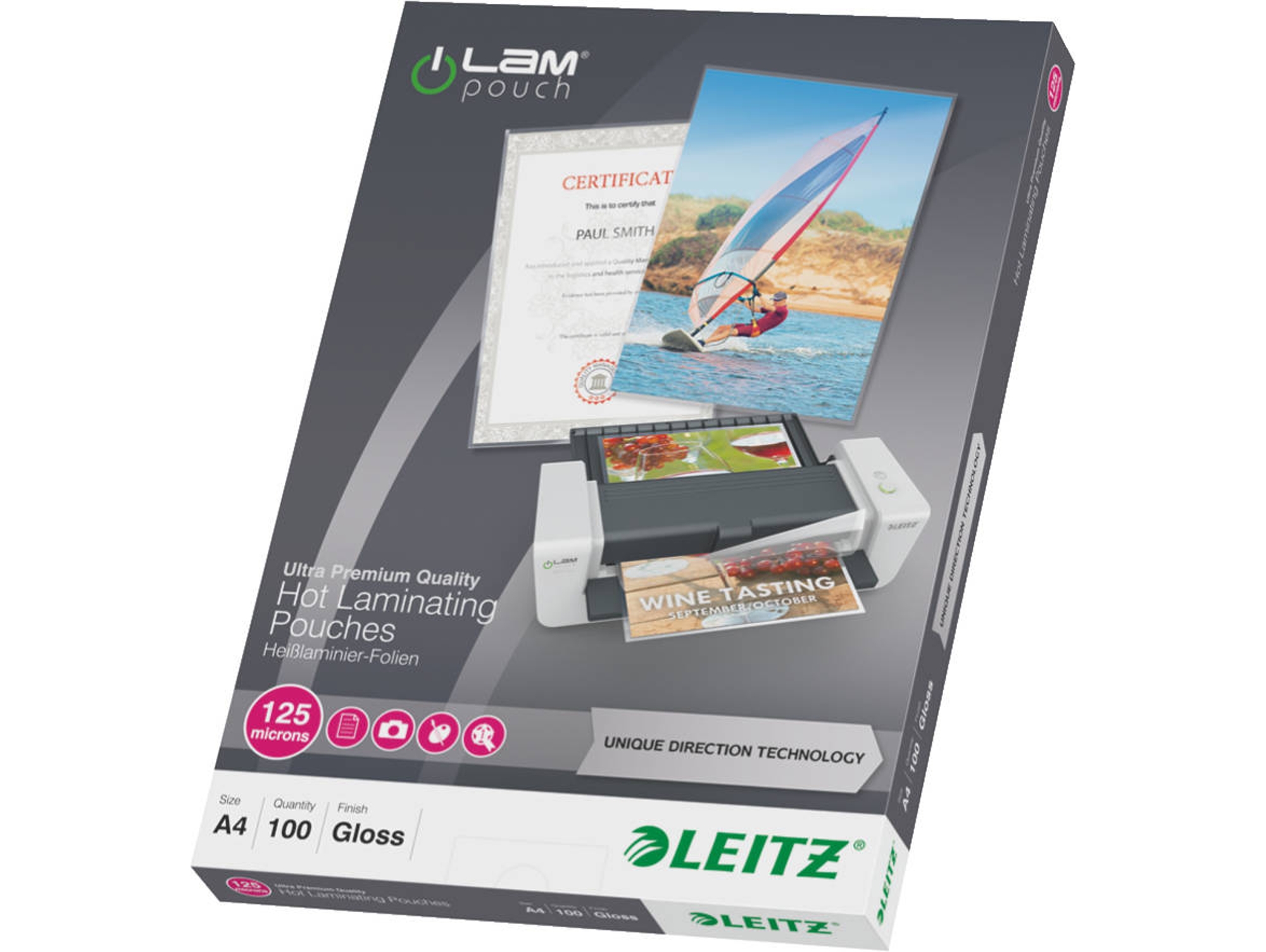 Fundas de Plastificar LEITZ iLAM UDT Transparente (100 un - A4)