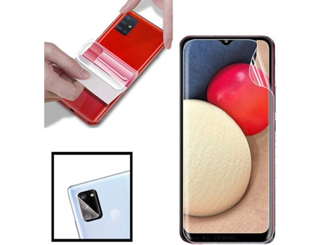 Kit Protector Hidrogel Samsung Galaxy M31 Phonecare Full Cover Verso, Frente Y Cámara Transparente