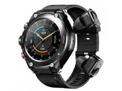 Smartwatch T92 2 en 1 Auricular Bluetooth Llamada Frecuencia cardíaca Monitoreo de oxígeno en sangre Negro