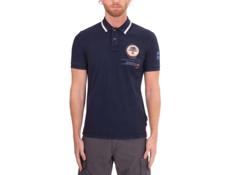 Polo de Hombre NAPAPIJRI Algodón Azul (M)