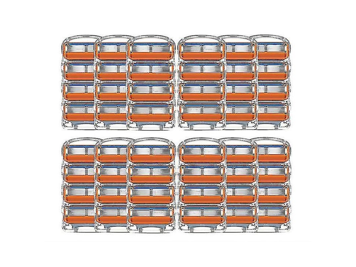 52 Cuchillas De Afeitar, 5 Capas, Compatibles Con Las Recortadoras Gillette Fusion Para Hombre.