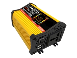 Inversor De Onda Sinusoidal Modificada De 6000 W De Potencia Máxima, De 12 V A 110 V/220 V, Con Puerto Usb De 2,1 A Y Cargador Para Coche Con Pantalla.