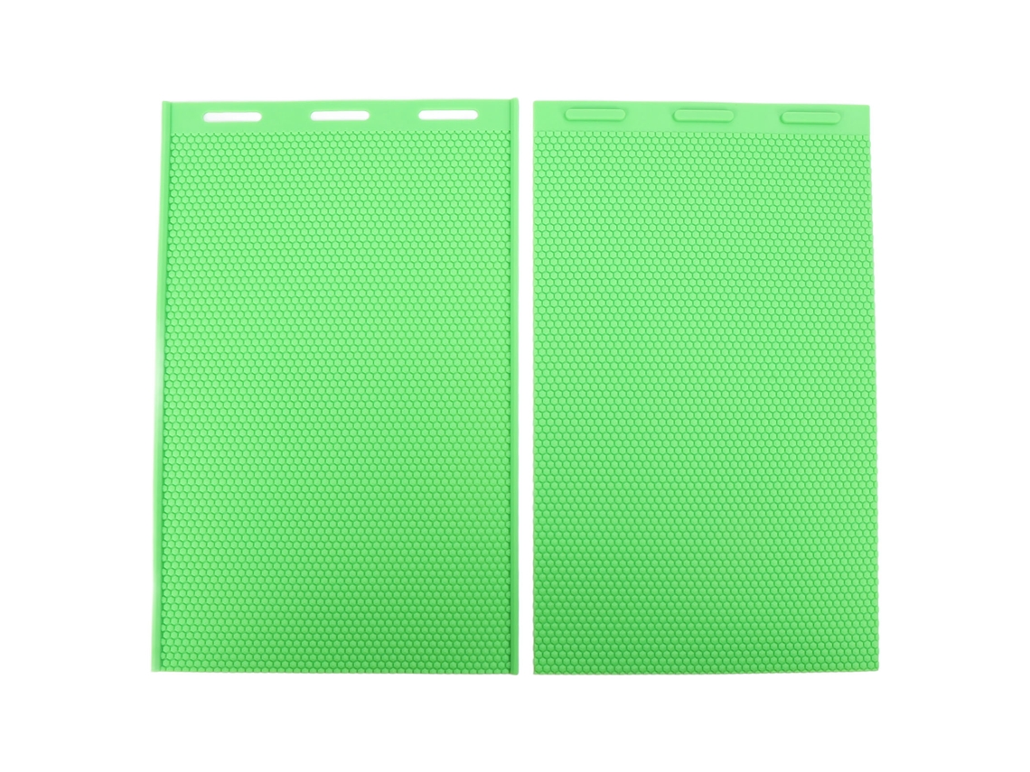 2 láminas flexibles de silicona para cera de abeja de 5,4 mm para la fabricación de paneles - Herramienta de apicultura