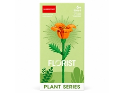 Flor Eschscholzia Californica - Blocos De Construção Lelebrother 9094-9 Multicores
