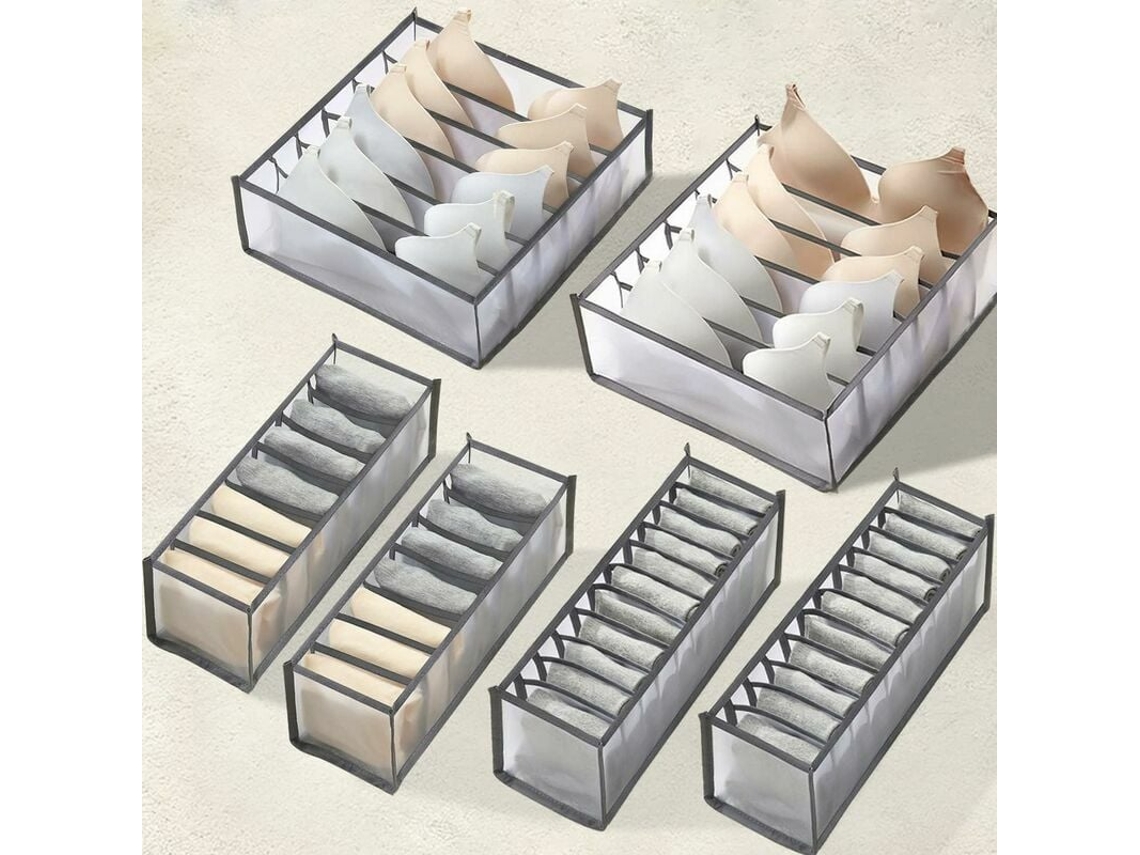 EIOORORRIY Organizador De Roupa Interior dobrável (6 Peças)