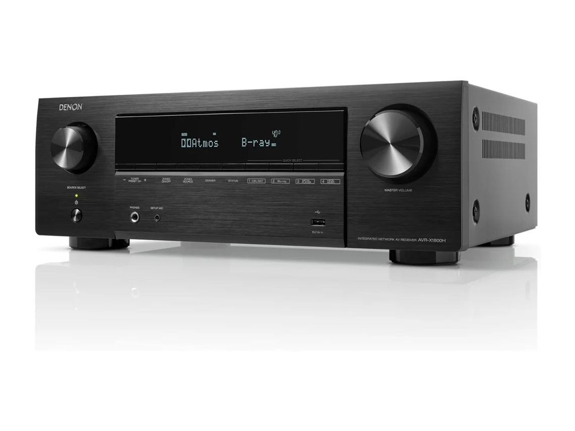 DENON AVR-X1800H Black / Receptor AV 7.2ch 145W 8K