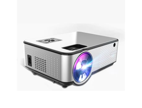Proyector C9Up Android 1280 * 720P Admite videos 4K a través de HDMI Home Cinema Película Video Proyector Plata Negro