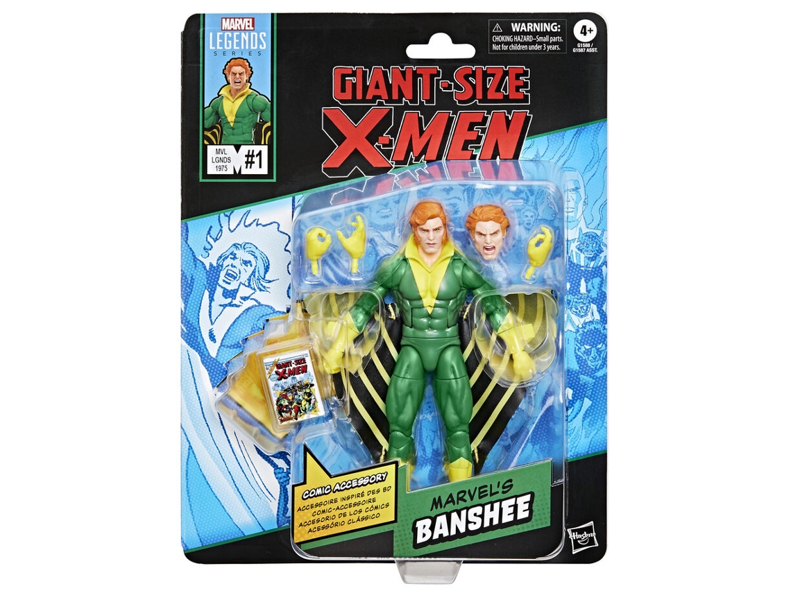 Figura Banshee de Marvel Legends Comics X-Men Marvels 15 cm Hasbro