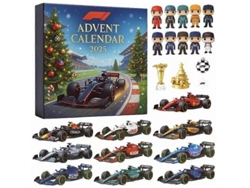 Calendario De Adviento De F1, Regalo De Navidad Sorpresa Con Temática De Carreras.