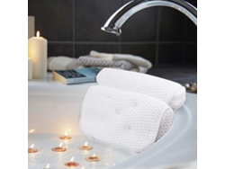 Almohada Para Bañera, Soporte Para Cabeza Y Cuello, 7 Ventosas