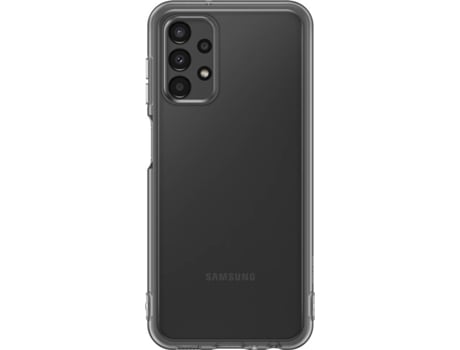 Funda SAMSUNG Galaxy A13 Soft Transparente Negro