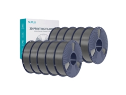 Filamento PETG para impresora 3D Sunlu, alta resistencia, sin burbujas, 10 kg, gris, OEM