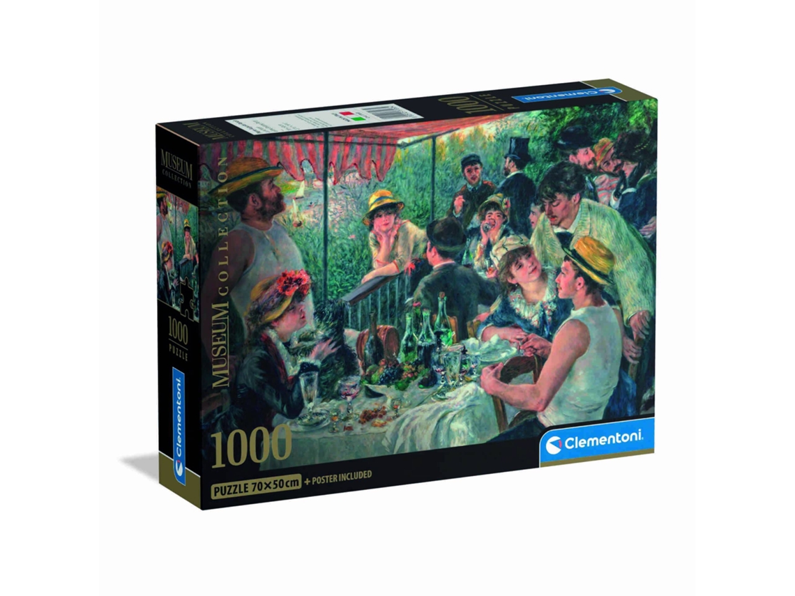 Museo del Rompecabezas Renoir El Almuerzo de los Remeros 1000 Piezas Clementoni