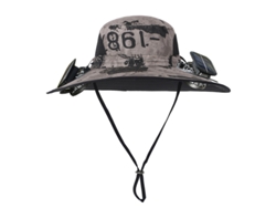 Sombrero De Sol Chrui Con Ventilador Solar Y Protección Upf 50+ (caqui Gris)