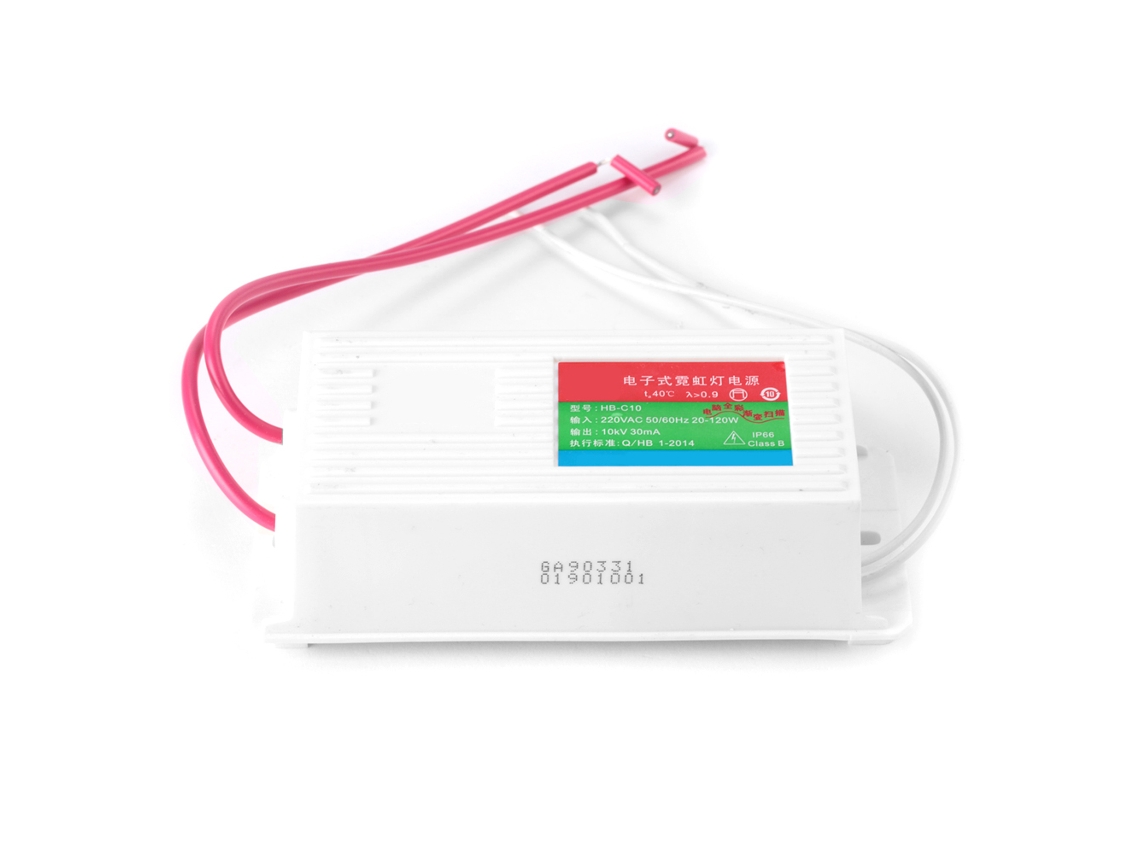 Transformador Electrónico Para Neón 10kvac 30ma Fuente De Alimentación Rectificador Carga 4-10m