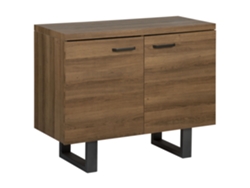 Aparador de 2 puertas BELIANI Timber de MDF Madera oscura 94x42x79