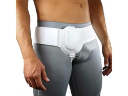 Faja Para Hernia Inguinal Hombre - Correa Ajustable - Tirante De Apoyo Para Hernia Inguinal Y Femoral Ygwl Blanco