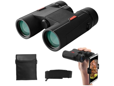 Prismáticos ENKERS Gafas de visión nocturna con pantalla LCD Cámara infrarroja digital IR Foto dual + Grabación de video para observación,-Negro