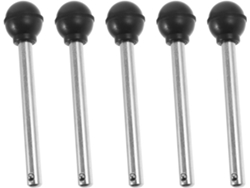 Juego de 5 pasadores de bloqueo universales de 10x95 mm, de acero, para levantamiento de pesas y fitness.