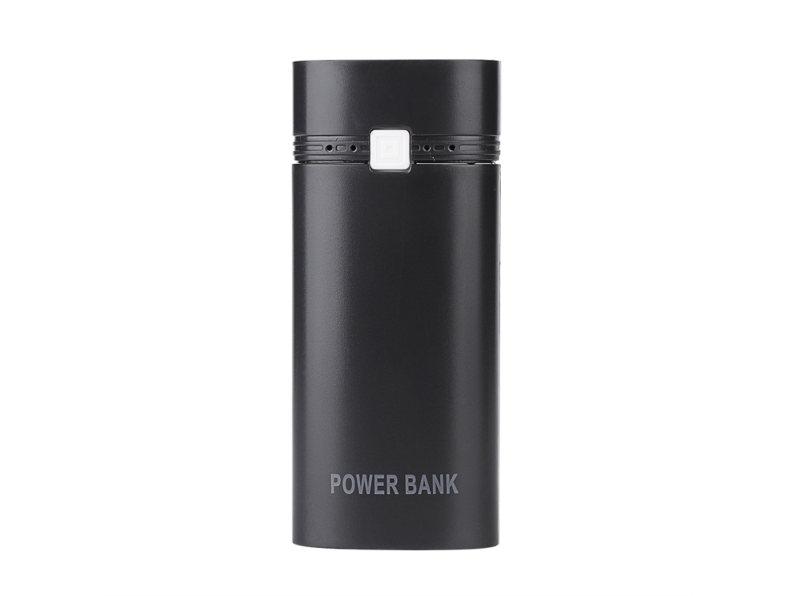 Kit De Batería Portátil Diy Sin Soldadura, Estuche De Carga Portátil, Caja De Cargador, Interfaz Usb, Negro