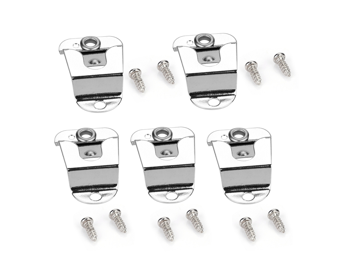 Juego De 5 Clips De Suspensión Para Micrófono Tm471/tm281 Gm300/gm950/gm3688, De Metal Con Tornillos.