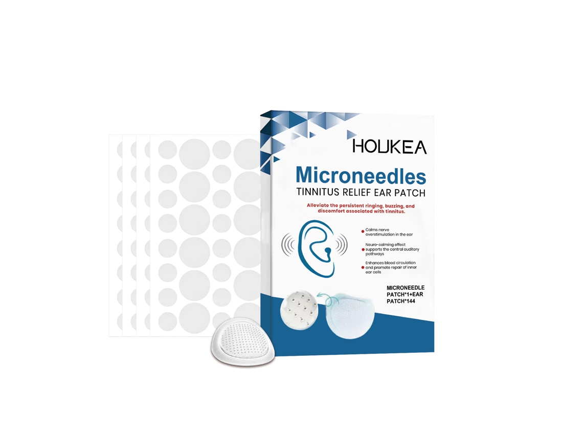 Parche de microagujas para un alivio rápido y cómodo del oído