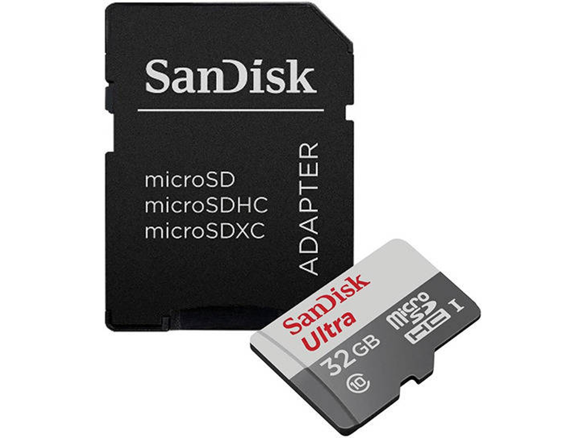 Tarjeta de Memória SANDISK  Ultra Micro SDHC (32 GB - 100 MB/s)