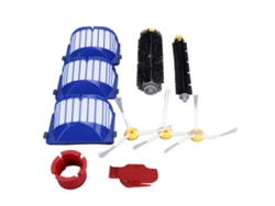 Kit De Repuesto Con Cepillos Giratorios, Filtros Y Cepillos Laterales Para Roomba 600/500