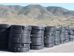 Tubo Riego Pe-Hd 6Bar 25 mm.50M.Banda Vde.263256B50 CAUDAL