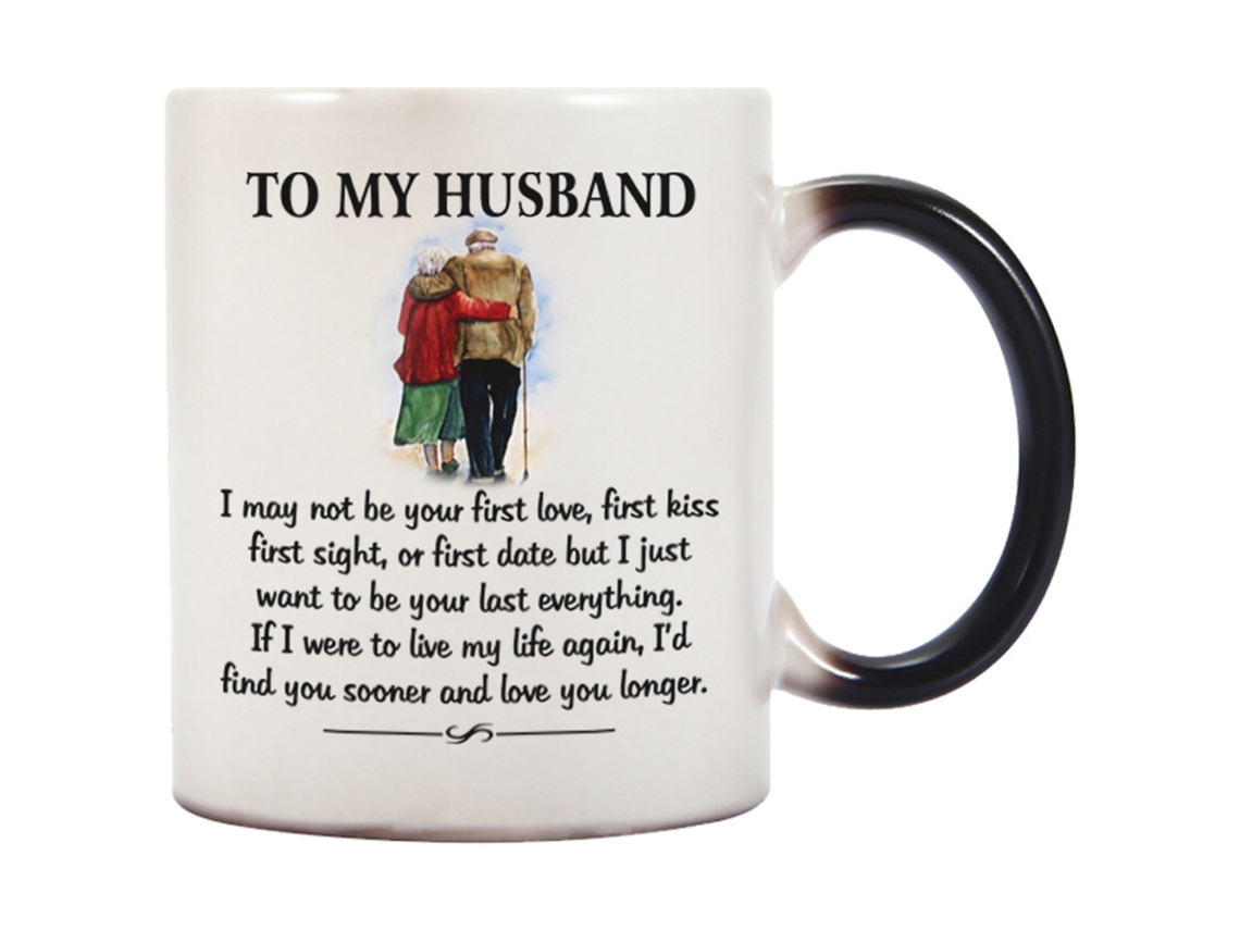 Taza térmica sensible al calor para mi marido, regalo de San Valentín KOFIHETY