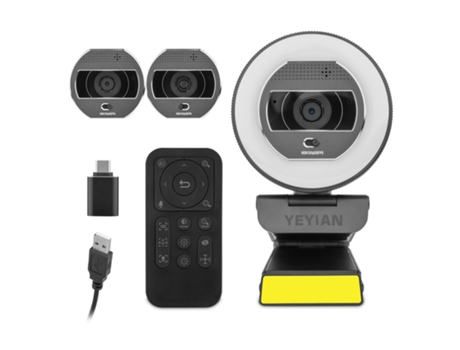 YEYIAN Webcam Streaming Autofocus Con Micrófono