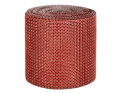 Cinta De Plástico Con Pedrería Y Malla, 24 Filas, 9 M, Galvanizada, Para Decoración De Bodas Y Prendas De Vestir.