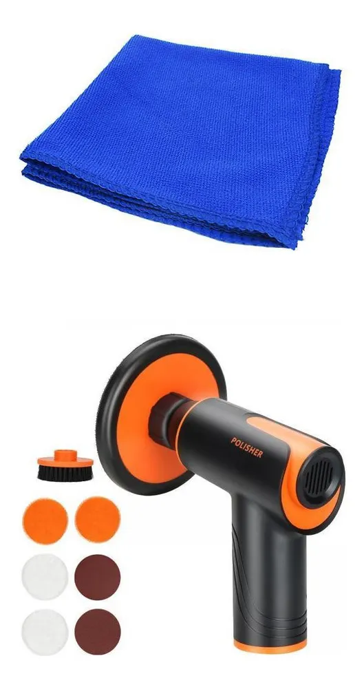 Pulidora de coche inalámbrica recargable con cepillo Brushvayotoy