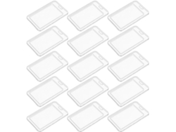 Paquete De 24 Portatarjetas De Identificación De Plástico Rígido Transparente