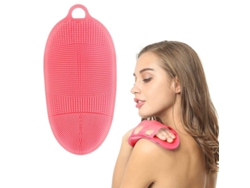 Guantes Exfoliantes Corporales De Silicona Suave, Cepillo De Baño, Masaje Spa, Cuidado De La Piel (rosa)