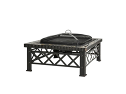Brasero/fogata 3 En 1 Con Protección Contra Salpicaduras, Parrilla Y Cubo De Hielo, Perfecto Para Barbacoas En El Jardín.