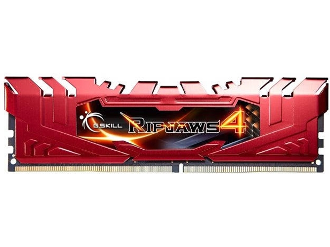 Memoria RAM DDR4 G.SKILL F4-2133C15D-16GRR (2 x 8 GB - 2133 MHz - CL 15 - Rojo)