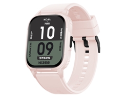 Reloj inteligente Yizhood rosa con pantalla de alta definición de 2.01 pulgadas y múltiples modos deportivos.