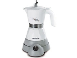 Cafetera eléctrica Ariete Moka Aroma negra de 480 W y 4 tazas.