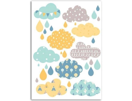 Textil Fusible MADEMOISELLE TOGA Nubes Niño (15 x 21 cm)