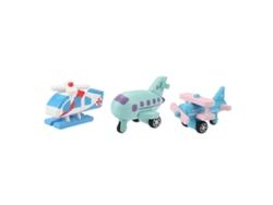 Juego De 12 Coches De Juguete De Madera Para Niños, Dibujos Animados Educativos Para Bebés (n.º 2)