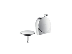 HANSGROHE Exafill S juego completo de caño de baño, desagüe y rebosadero, Color: cromado