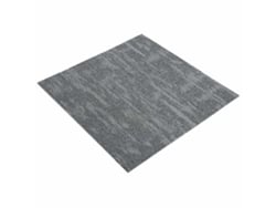 Vidaxl Azulejo De Alfombra Gris Hormigón 50 X 50 Cm 4 Pcs Pp Y Betún