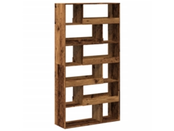 Maison Exclusive - Estantería De Madera De Ingeniería Envejecida 100x33x187,5 Cm