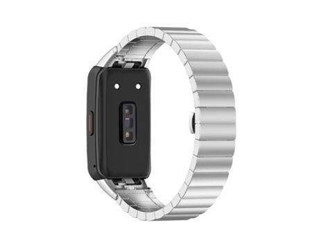 Correa de acero inoxidable una cuenta para Huawei Band 6/Honor Band 6 - plata