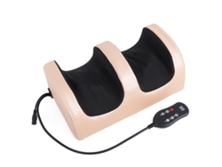 Massageador Elétrico para Pés com Controle Remoto, Terapia de Aquecimento e Rolos de Acupressão MDUG (dourado)