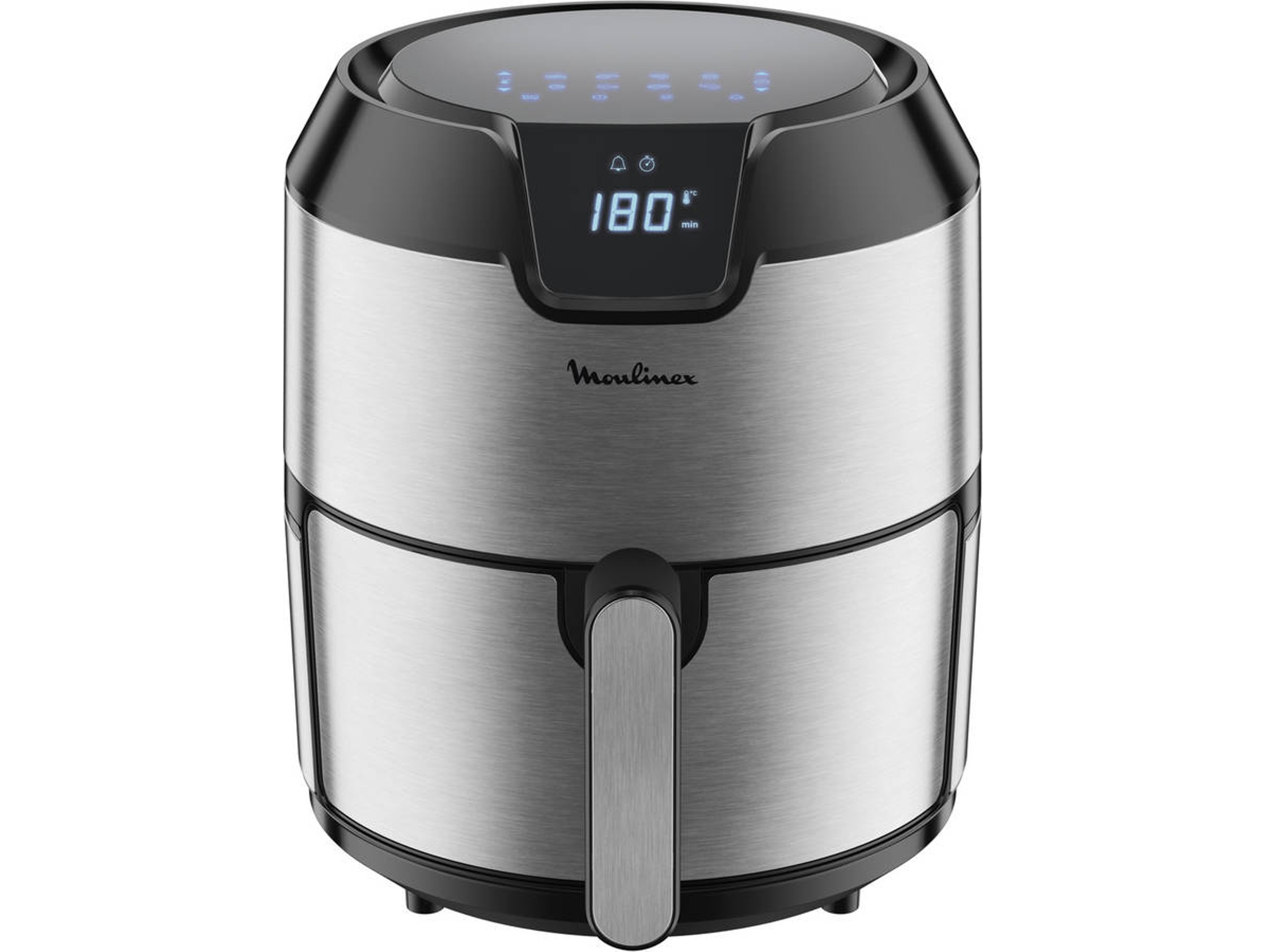 Freidora Sana Moulinex ez401d10 easyfry deluxe sin aceite ez401d fry temporizador 60 minutos 1500 w 4 litros inox para preparaciones con aire caliente diseño compacto ajuste temperatura 8 42l 4.2l 1500w 4.2