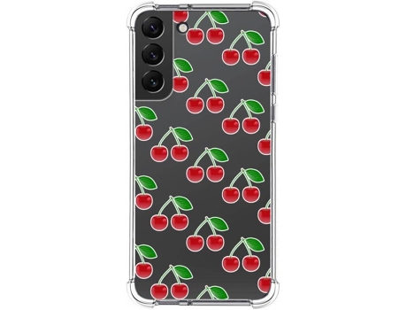 Carcasa Samsung Galaxy S22 Plus 5G TUMUNDOSMARTPHONE Dibujos Antigolpes Cerezas Multicolor