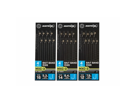 Cebo sin barra MATRIX MXC-3 Bait Band 10cm x8