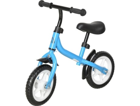 Bicicleta De Equilibrio homcom azul 71x32x56 cm metal sin pedales 370099bu 71 32 56